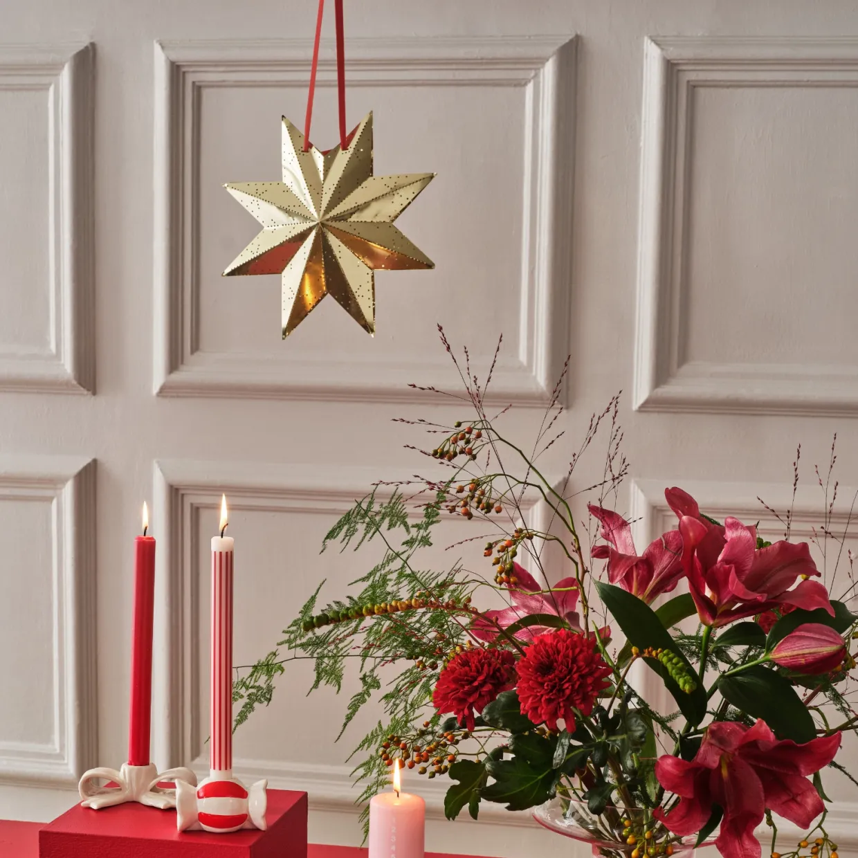 Adventsstjärna Classic Mässing