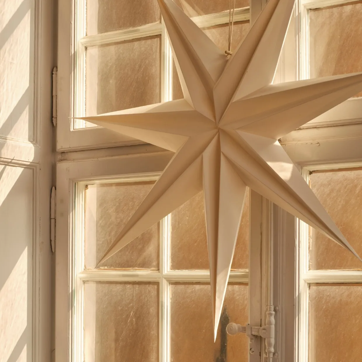 Adventsstjärna DT Isak 90cm Offwhite