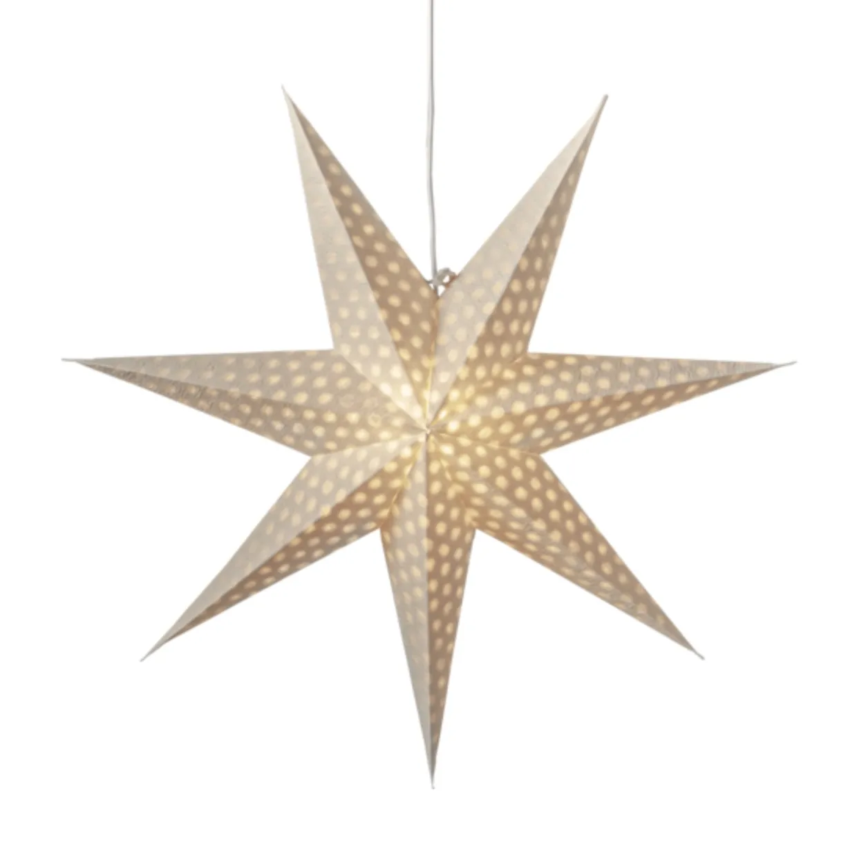 Adventsstjärna Elias 100cm vit