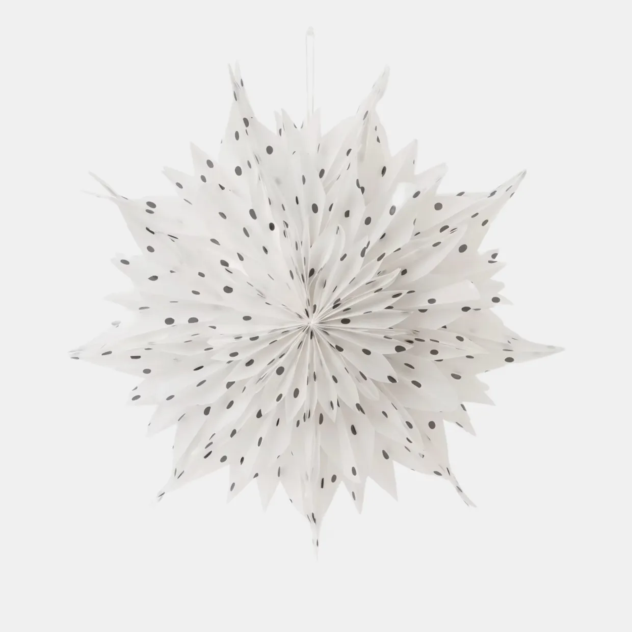 Adventsstjärna Eva Dots Dia 50cm Svart/Vit