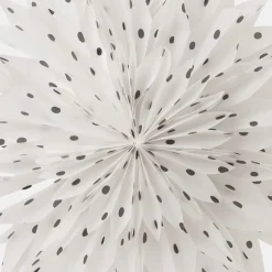 Adventsstjärna Eva Dots Dia 50cm Svart/Vit