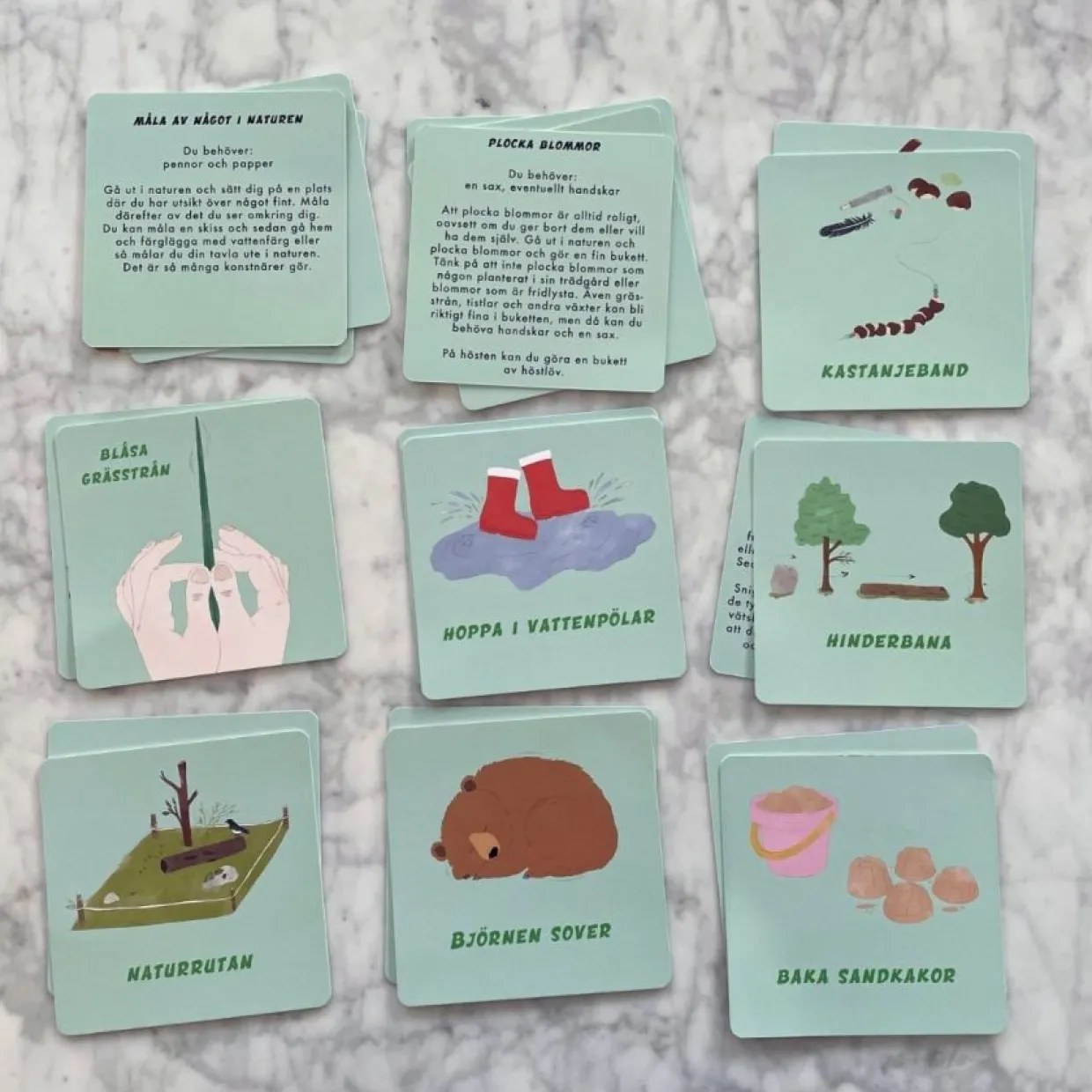 Aktivitetskort: Naturen