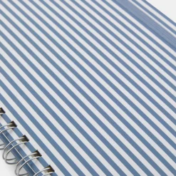 Anteckningsbok KIT Stripe A5 Blå/vit