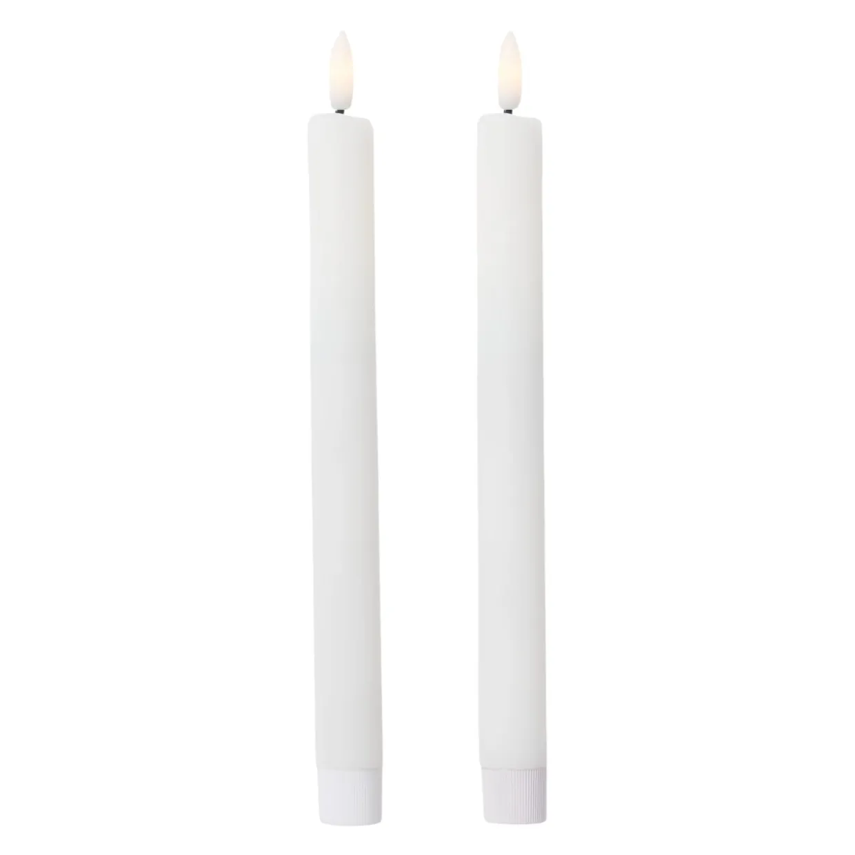 Antikljus LED 2-p vit