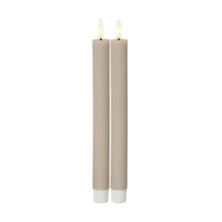 Antikljus LED 2-Pack Beige