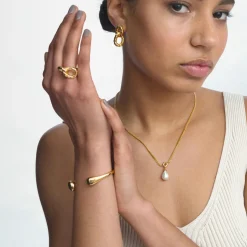 Armband Bolded Drops Guld