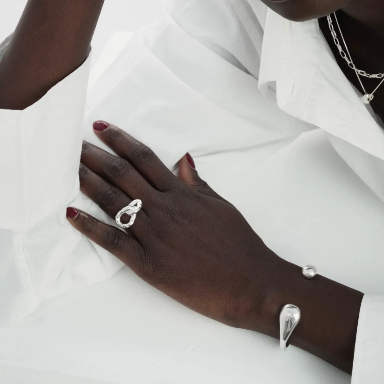 Armband Bolded Drops Silver