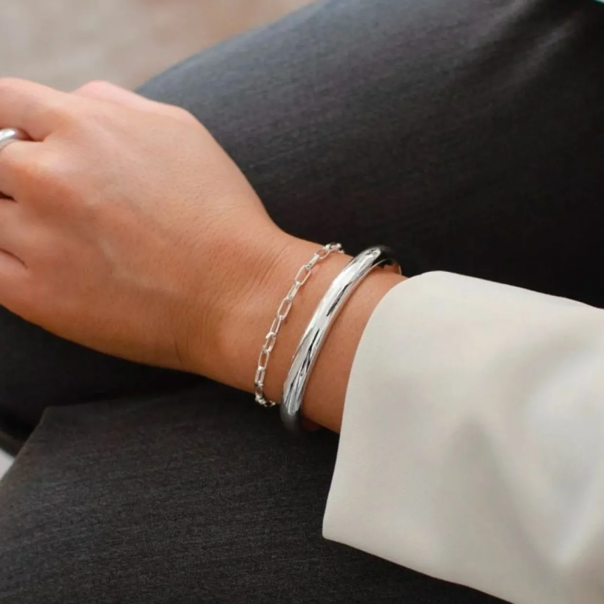 Armband Bolded Silver