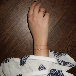 Armband Dear Guld Turkos