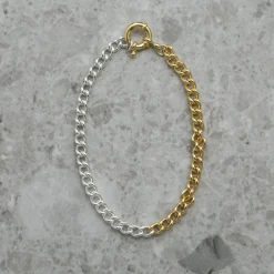 Armband Fusion silver/guld