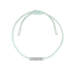 ARMBAND GIVE HOPE tråd/silver Mint