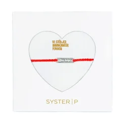 ARMBAND GIVE HOPE tråd/silver Coral