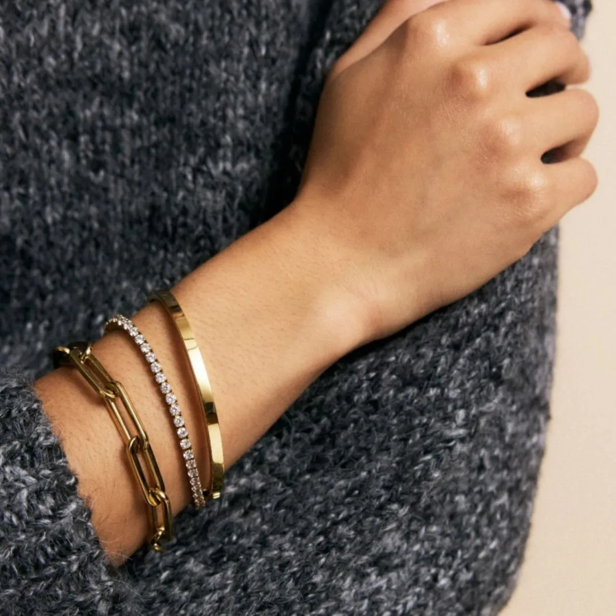 Armband Ivy Maxi Guld