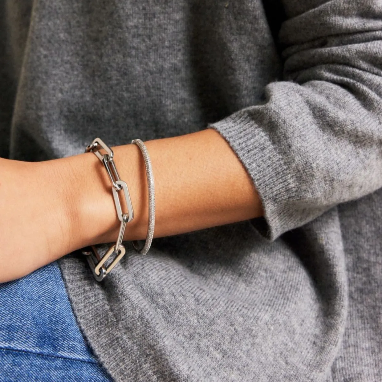 Armband Ivy Maxi Stål