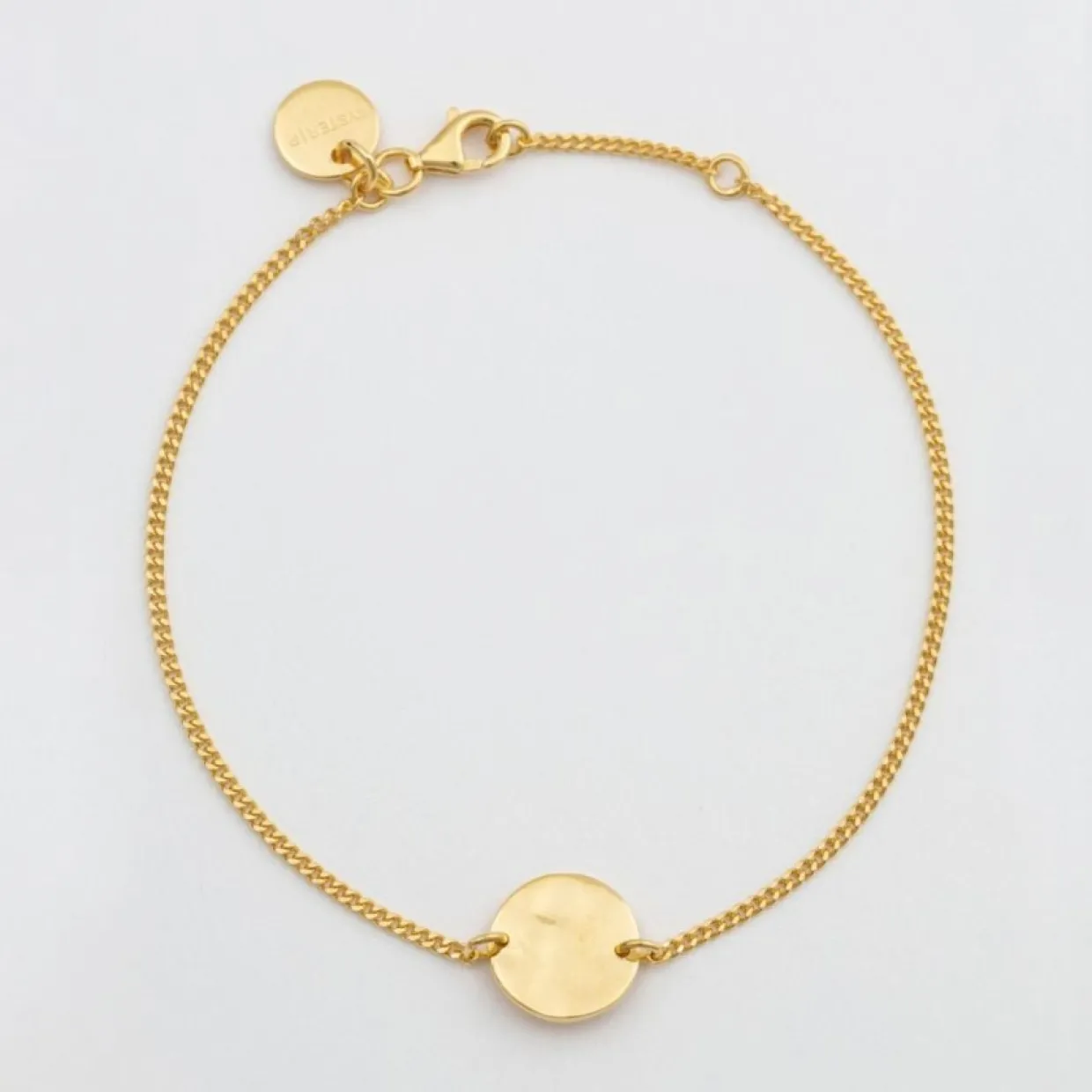 Armband Minimalistica Hammered Guld