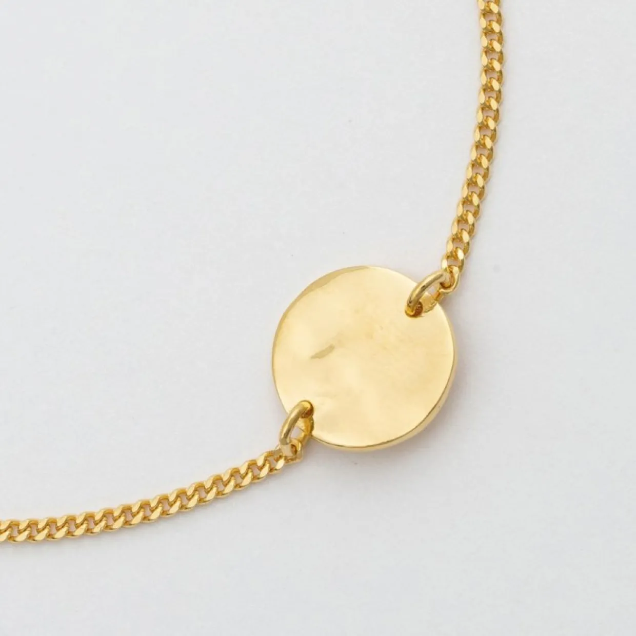 Armband Minimalistica Hammered Guld