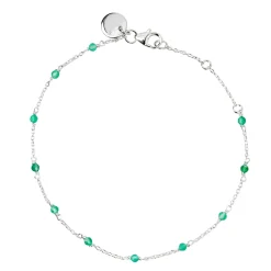 Armband Santa Monica Grön silver