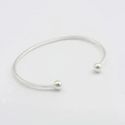 Armband Strict Plain Ball Silver -