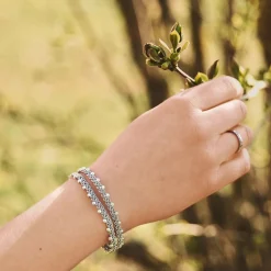 Armband tenn/silver 18