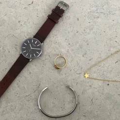 Armbandsur Lee 38 mm Mörkbrun