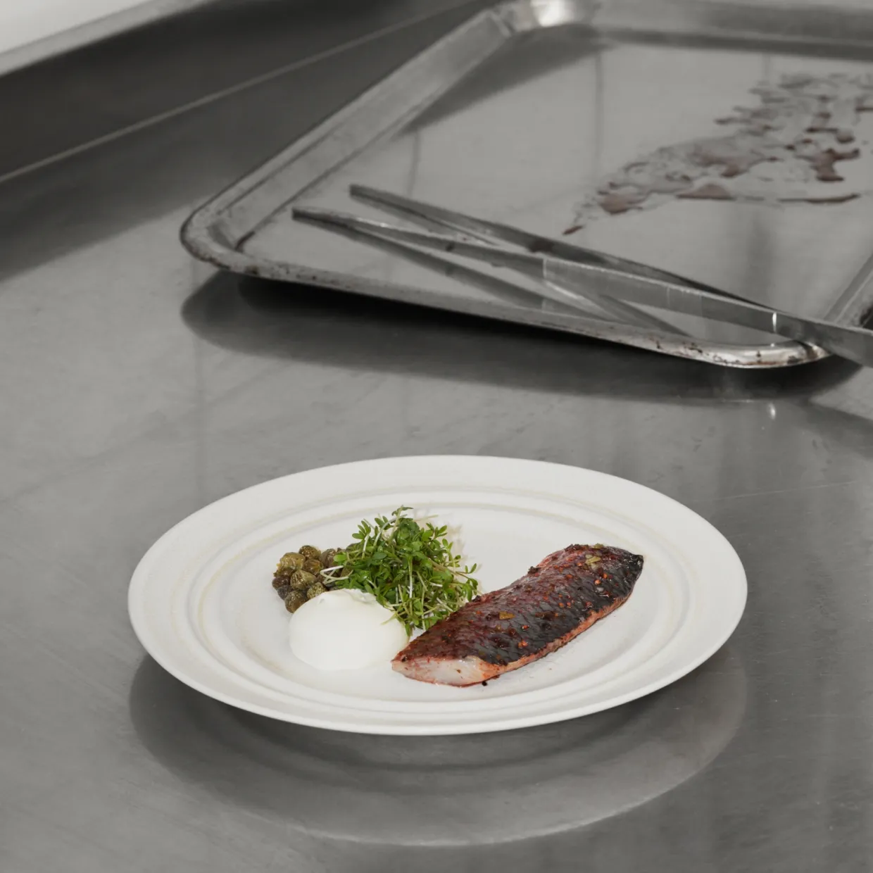 Assiette Krås 21 cm Creme