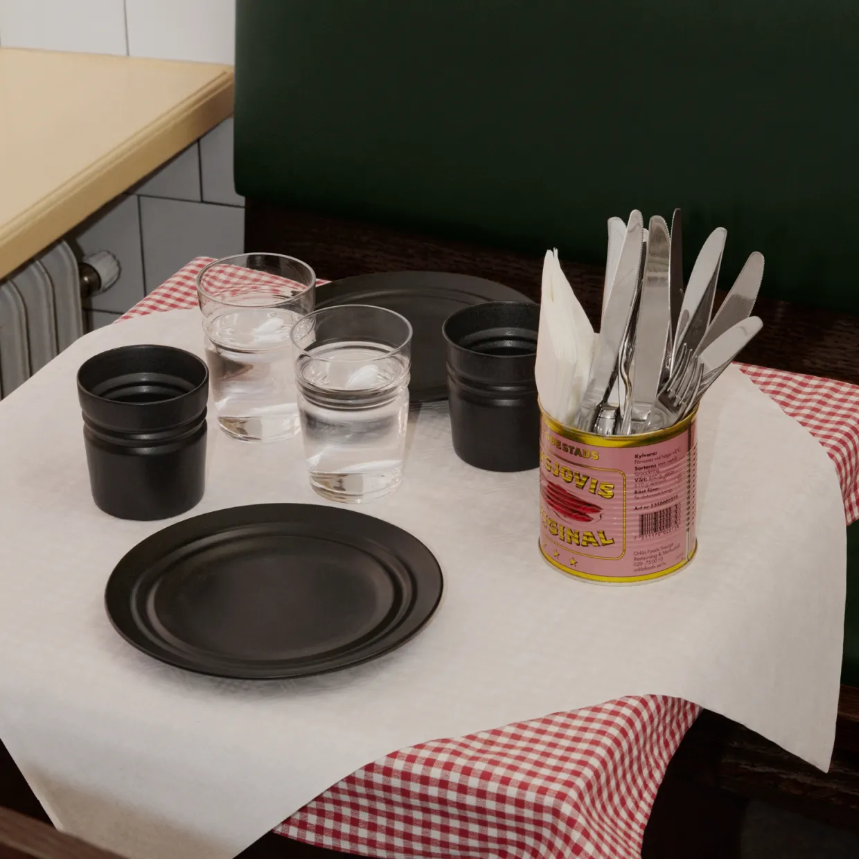 Assiette Krås 21 cm Grå