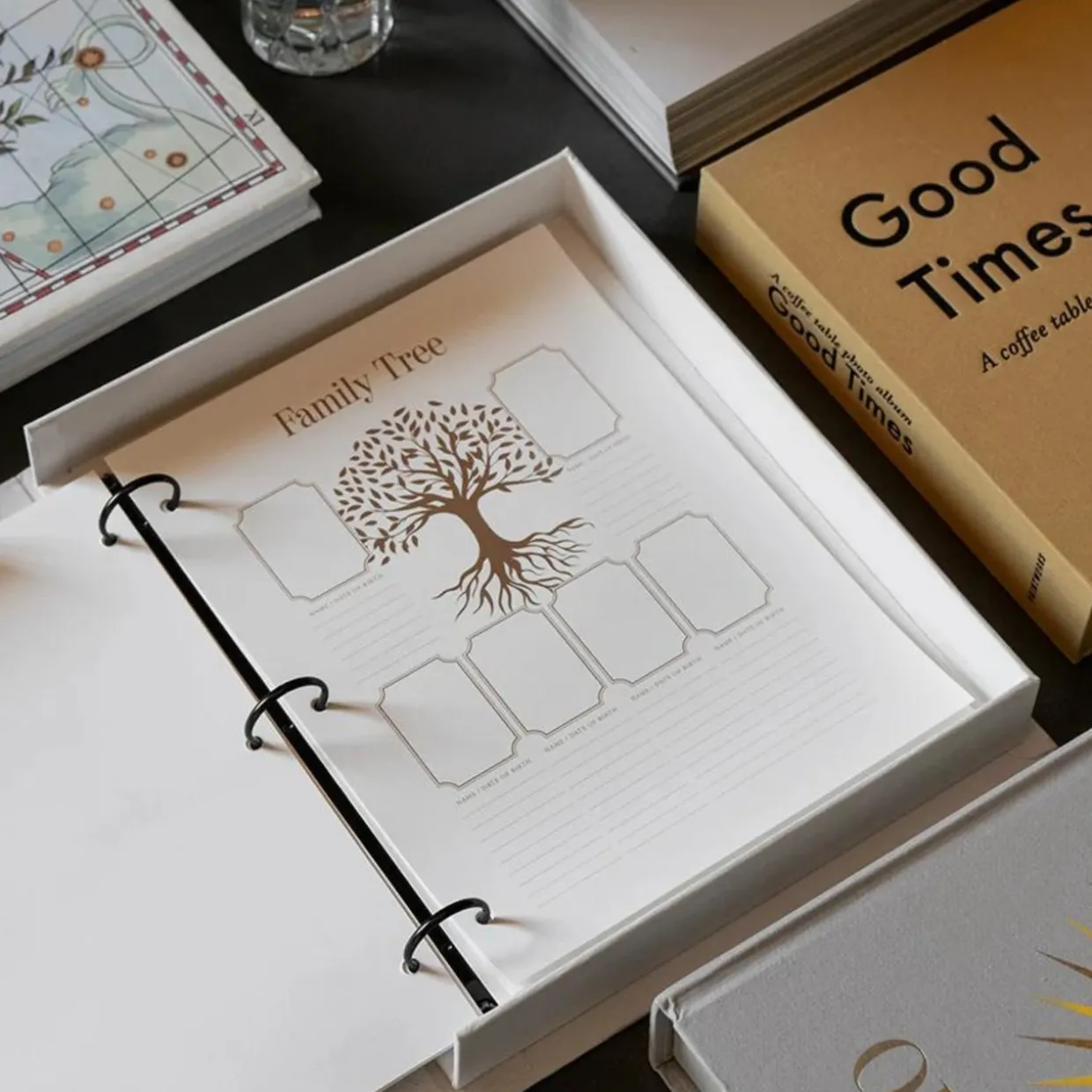 Baby Album Insert Paper - My First Year Multi