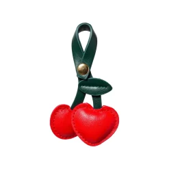 BAG CHARM Cherry Red