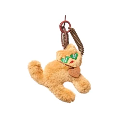 BAG CHARM Cool Cat Brown