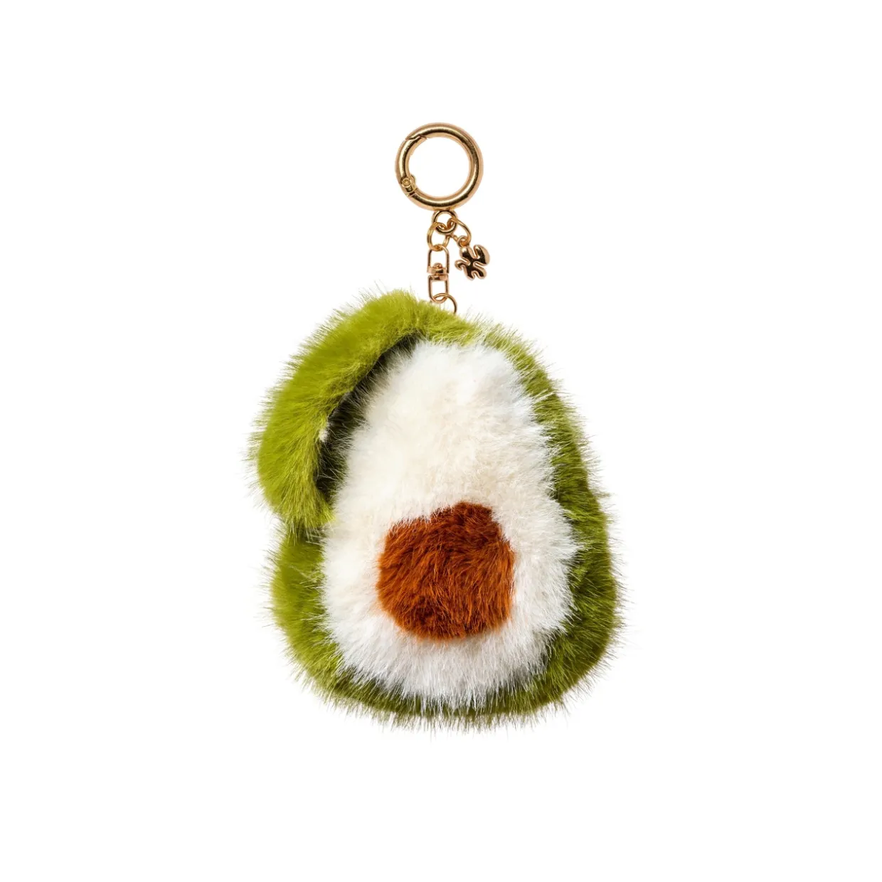 BAG CHARM Fluffy Avocado