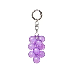 BAG CHARM Grape Purple