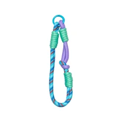 BAG CHARM Rope Blue, Green & Purple