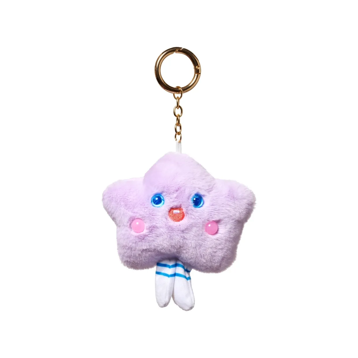 BAG CHARM Star Purple