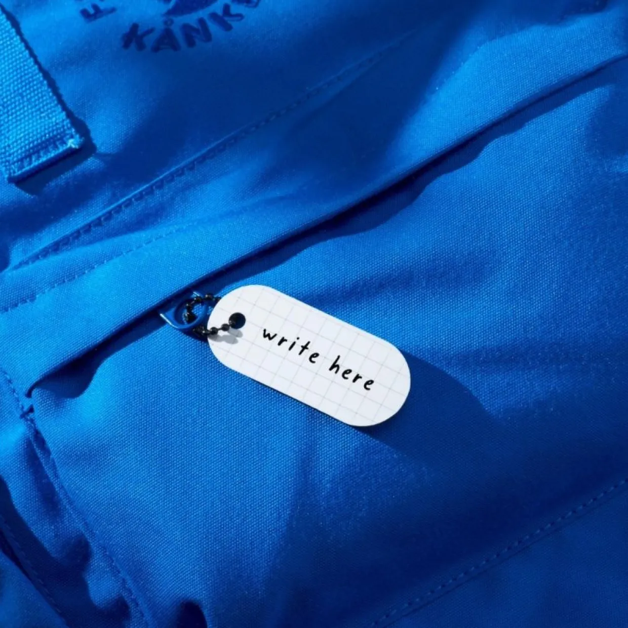 Bagagetag liten Reflekterand