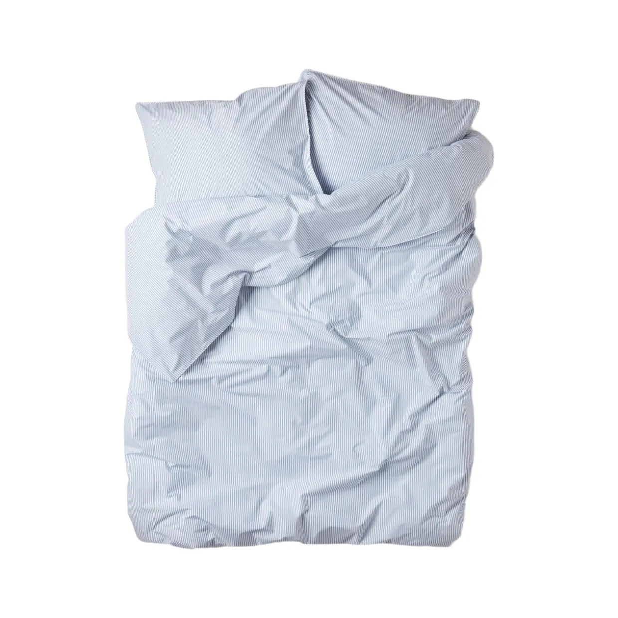 Bäddset Vide Percale 220x210cm Blå/Vit