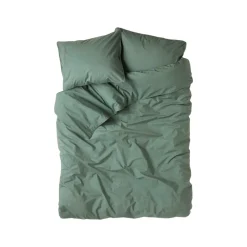 Bäddset Vide Percale 220x210cm Mörkgrön