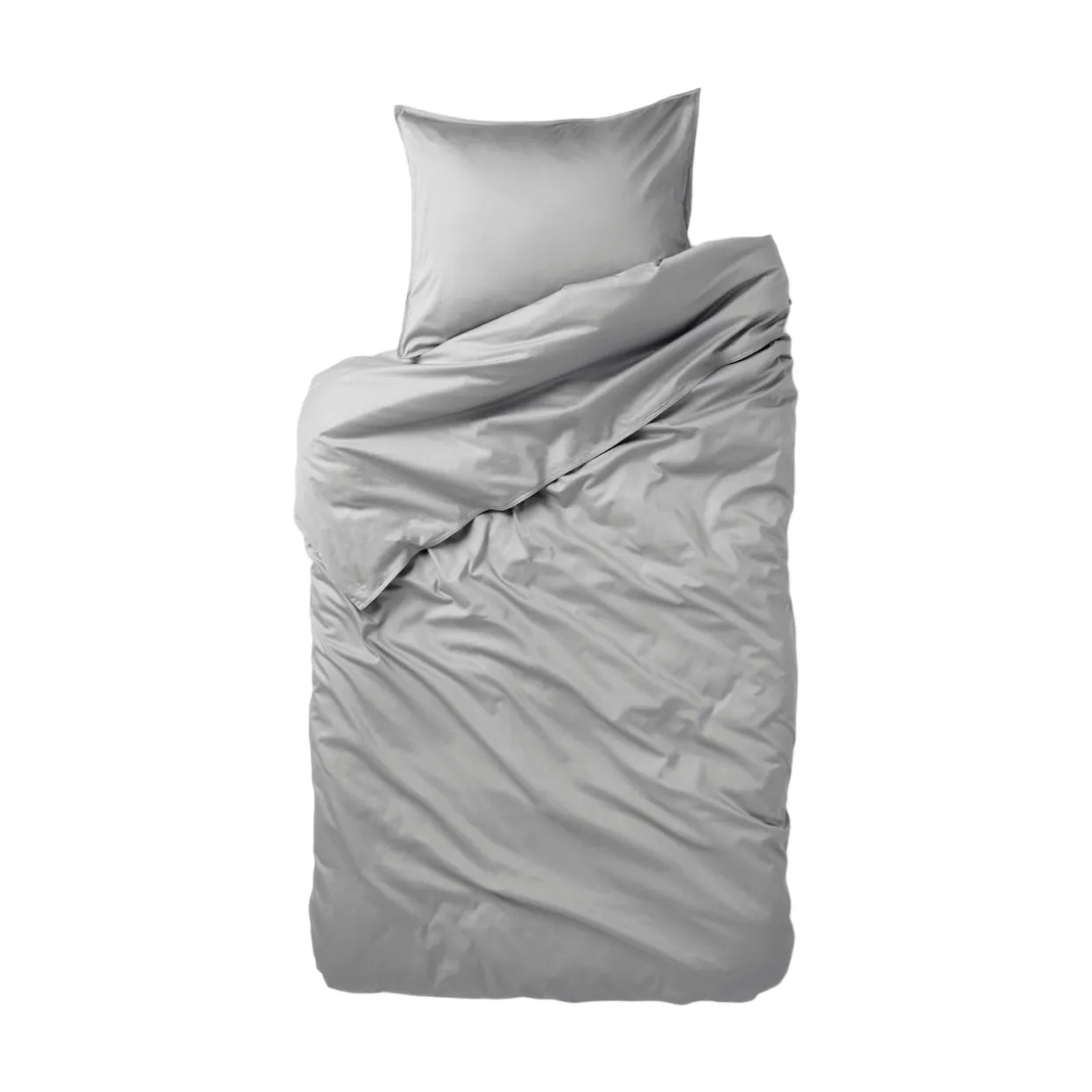 Bäddset Vide Satin 150x210cm Mörkgrå