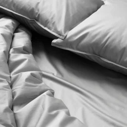Bäddset Vide Satin 220x210cm Mörkgrå