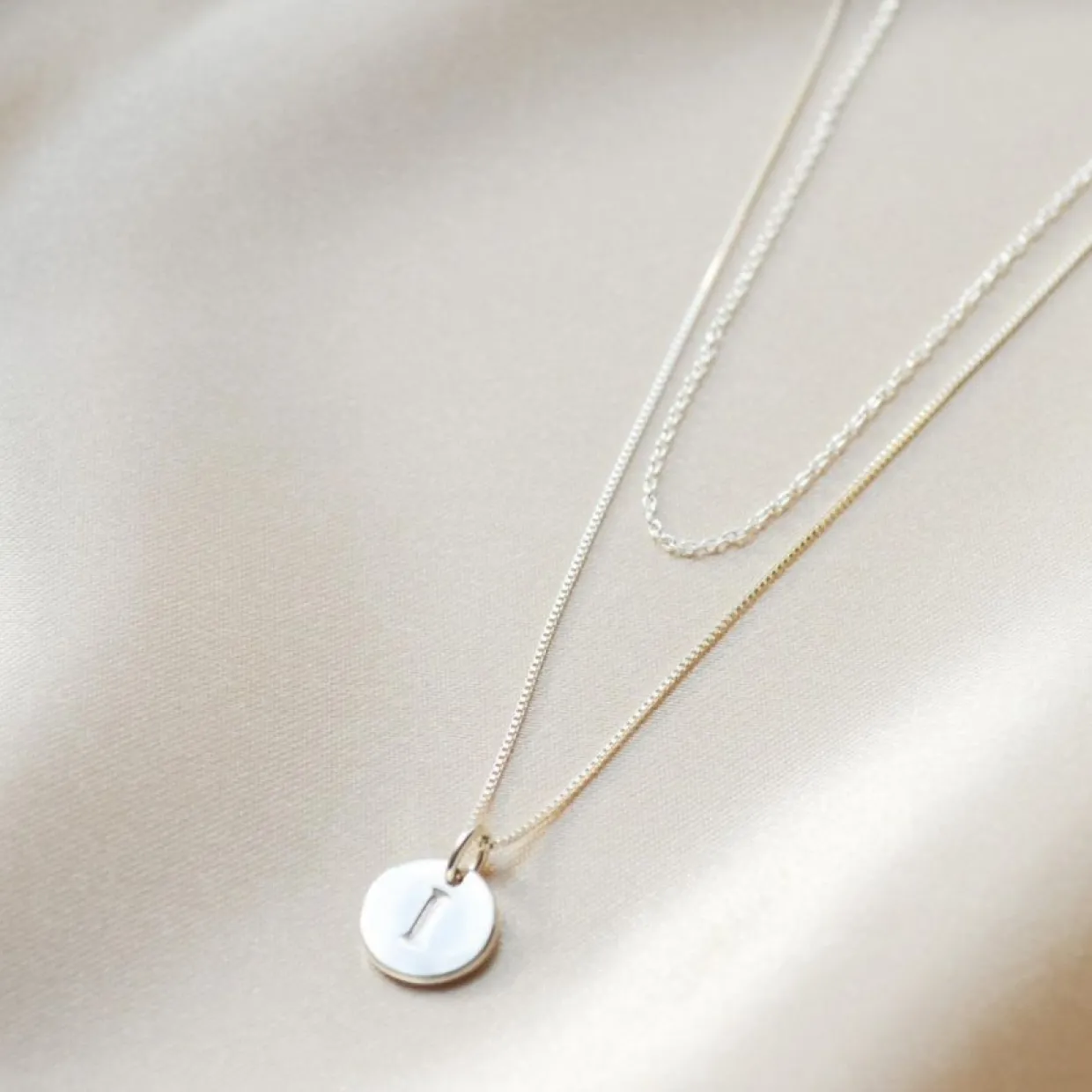 Berlock Mini Letter Silver D