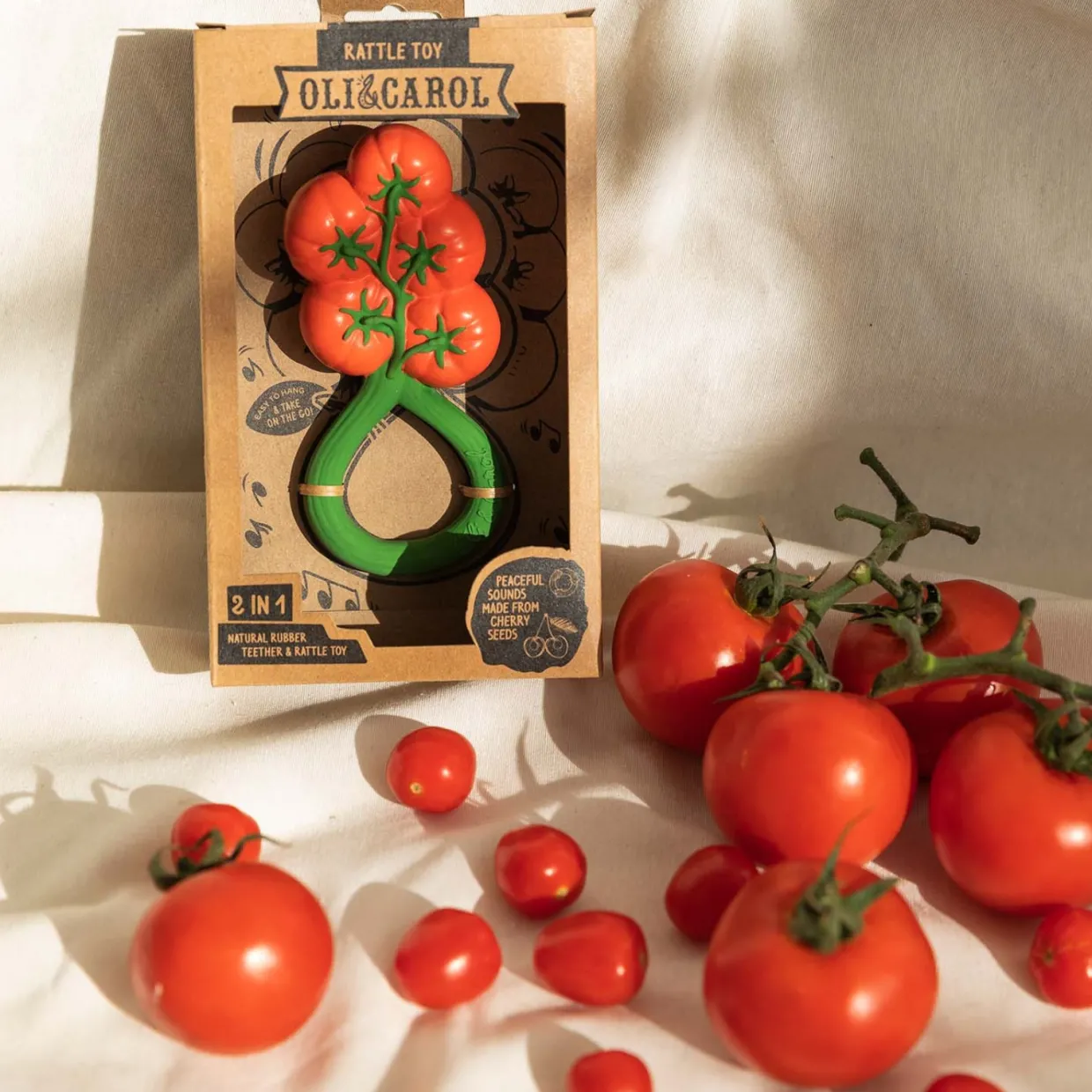 Bitleksak / Skallra Tomat Rattle