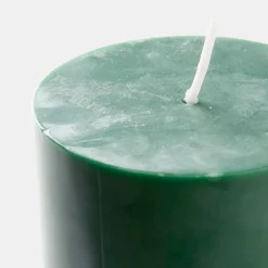 Blockljus 7x10cm Grön