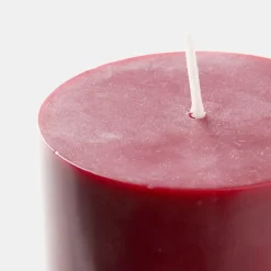 Blockljus 7x10cm  Röd