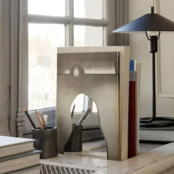 Bokstöd Pond 2st Spegel