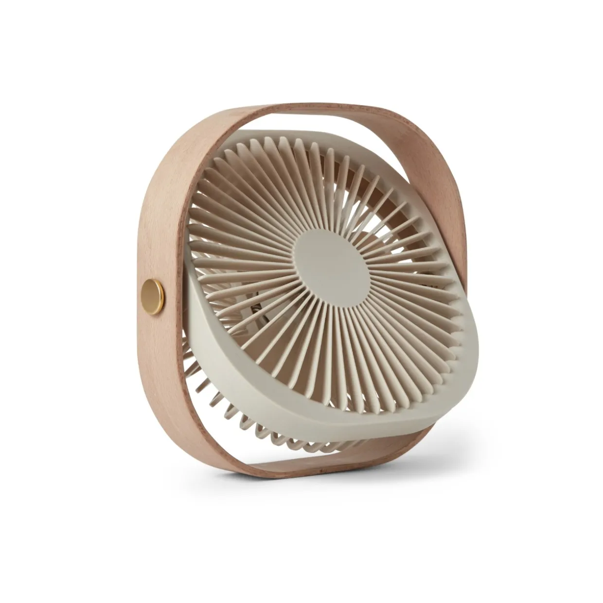 Bordsfläkt trådlös Fantastic Wood Beige