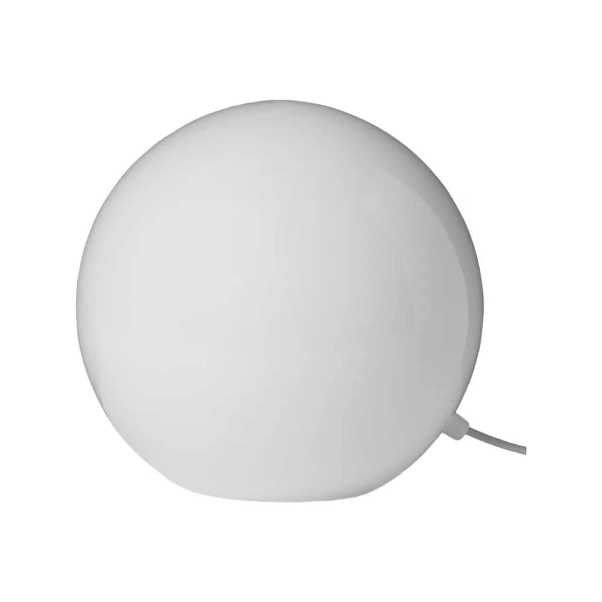 Bordslampa rund glas