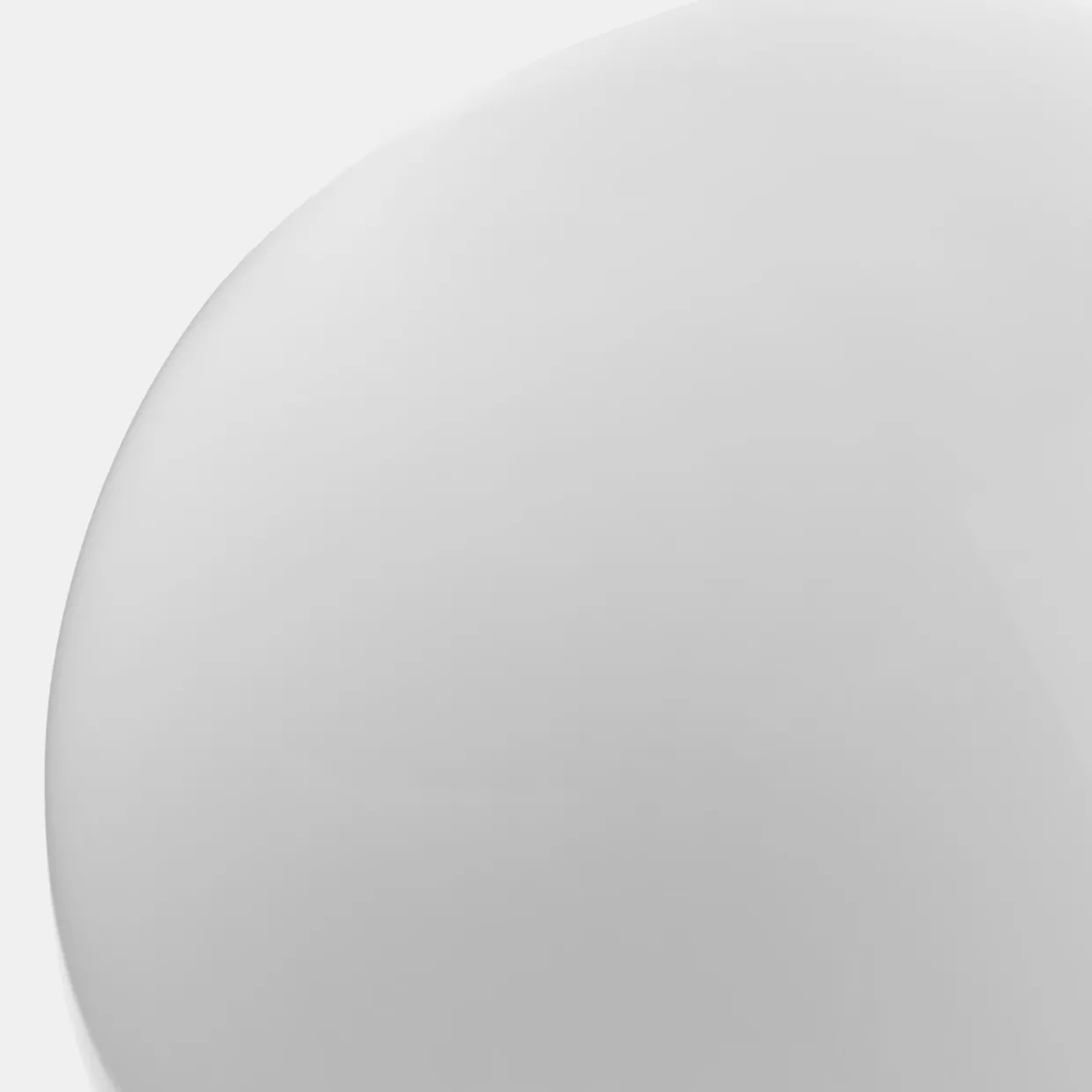 Bordslampa rund glas Vit