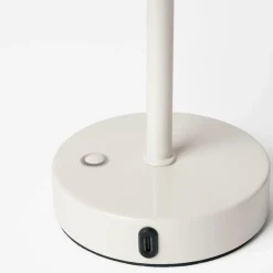 Bordslampa uppladdningsbar Ebba Vit