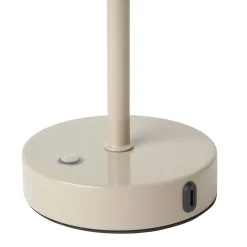 Bordslampa uppladdningsbar Ebba Varmgrå