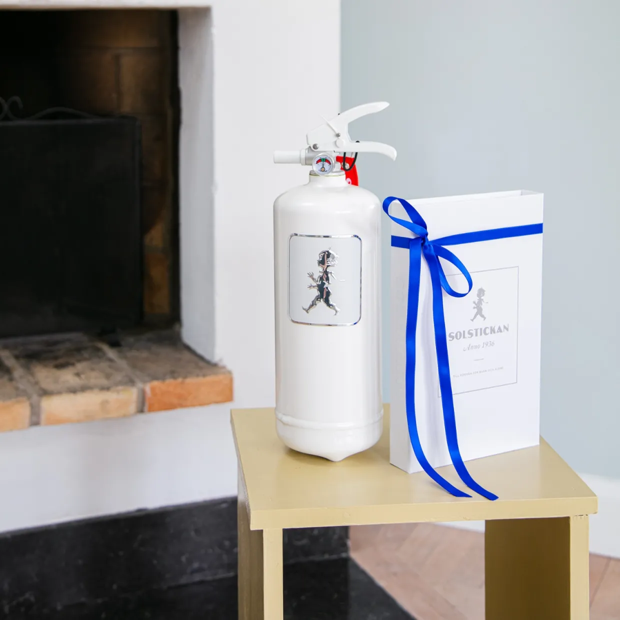 Brandfilt vit solstickan