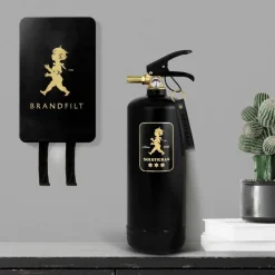 Brandsläckare svart/guld solstickan 2kg